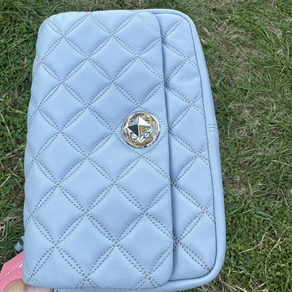 Kate Spade Natalia Flap Turnlock Crossbody Bag In brushed Steel NWT/shopping Bag - Picture 4 of 16